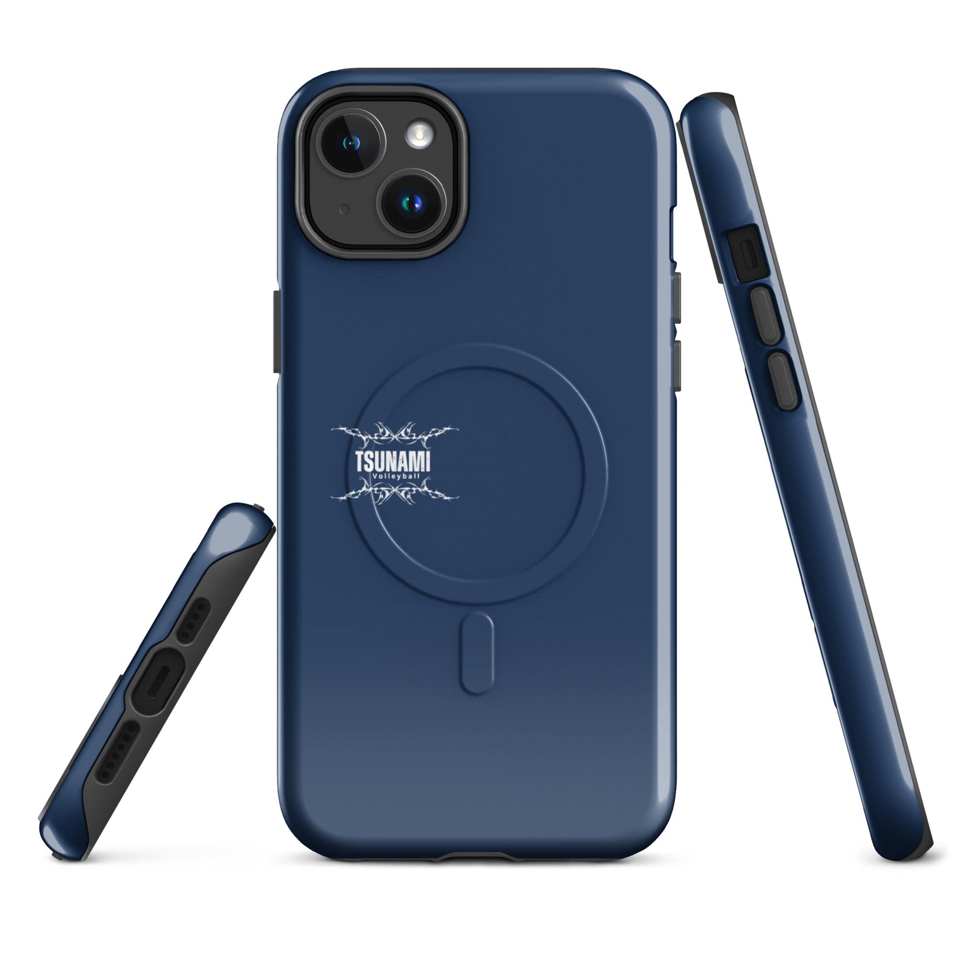 Magsafe Tough Case for iPhone | Tsunami Volleyball Club | Modern Script Logo