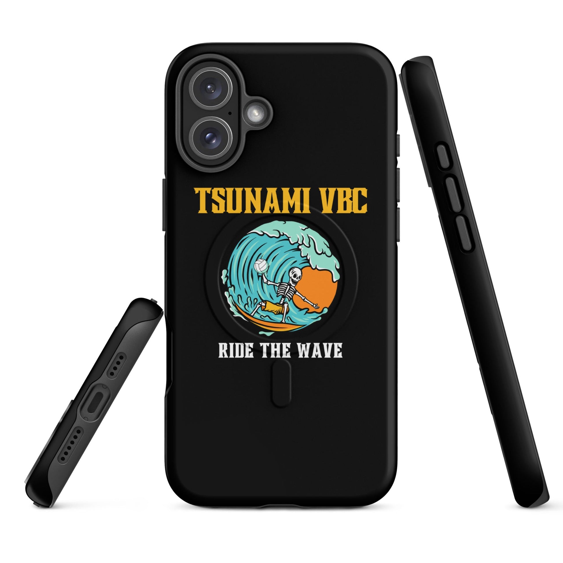 Magsafe Tough Case for iPhone | Tsunami Volleyball Club | Surf Wave VBC Logo