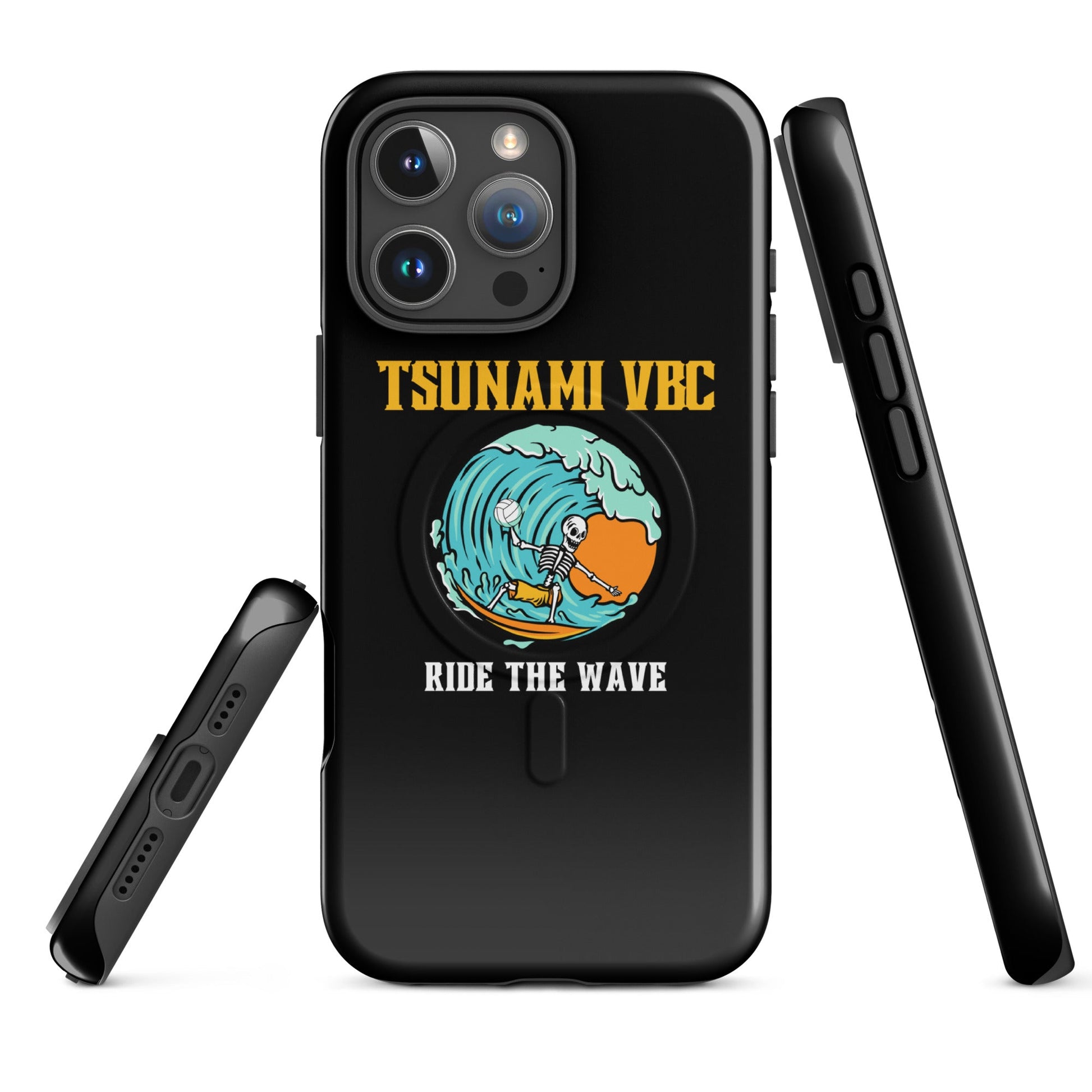 Magsafe Tough Case for iPhone | Tsunami Volleyball Club | Surf Wave VBC Logo
