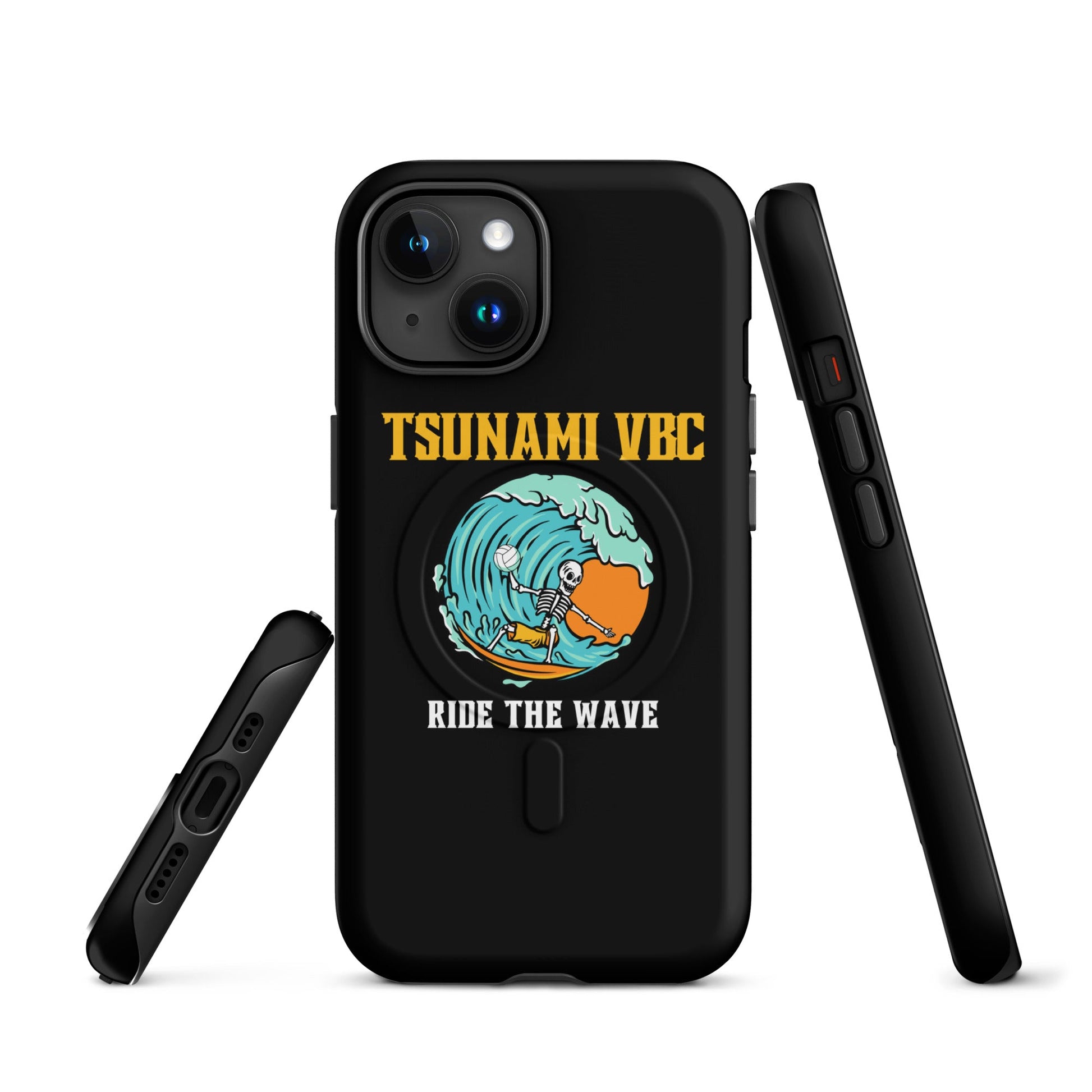 Magsafe Tough Case for iPhone | Tsunami Volleyball Club | Surf Wave VBC Logo