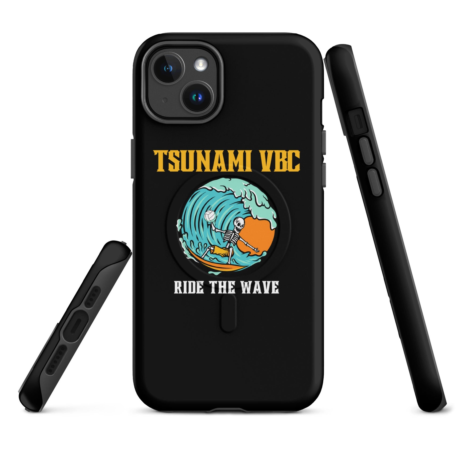 Magsafe Tough Case for iPhone | Tsunami Volleyball Club | Surf Wave VBC Logo