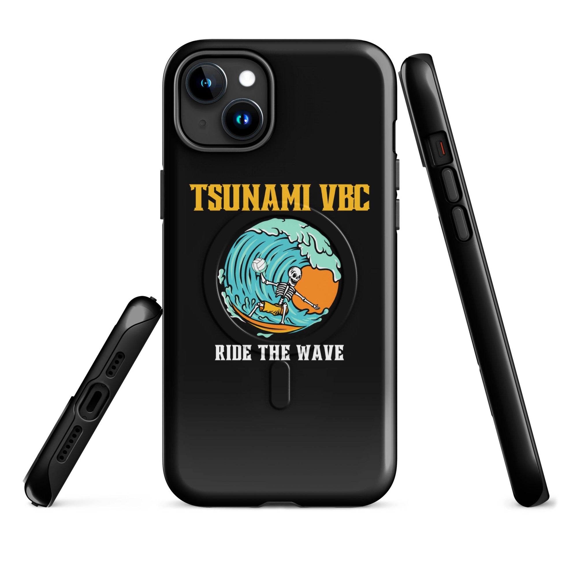 Magsafe Tough Case for iPhone | Tsunami Volleyball Club | Surf Wave VBC Logo
