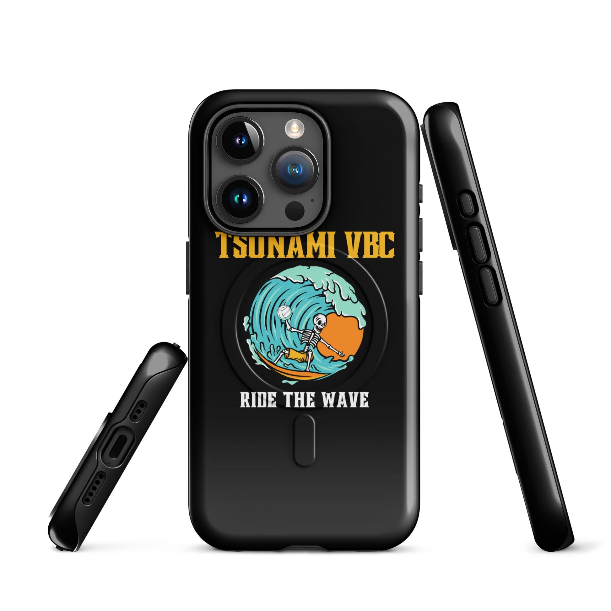 Magsafe Tough Case for iPhone | Tsunami Volleyball Club | Surf Wave VBC Logo
