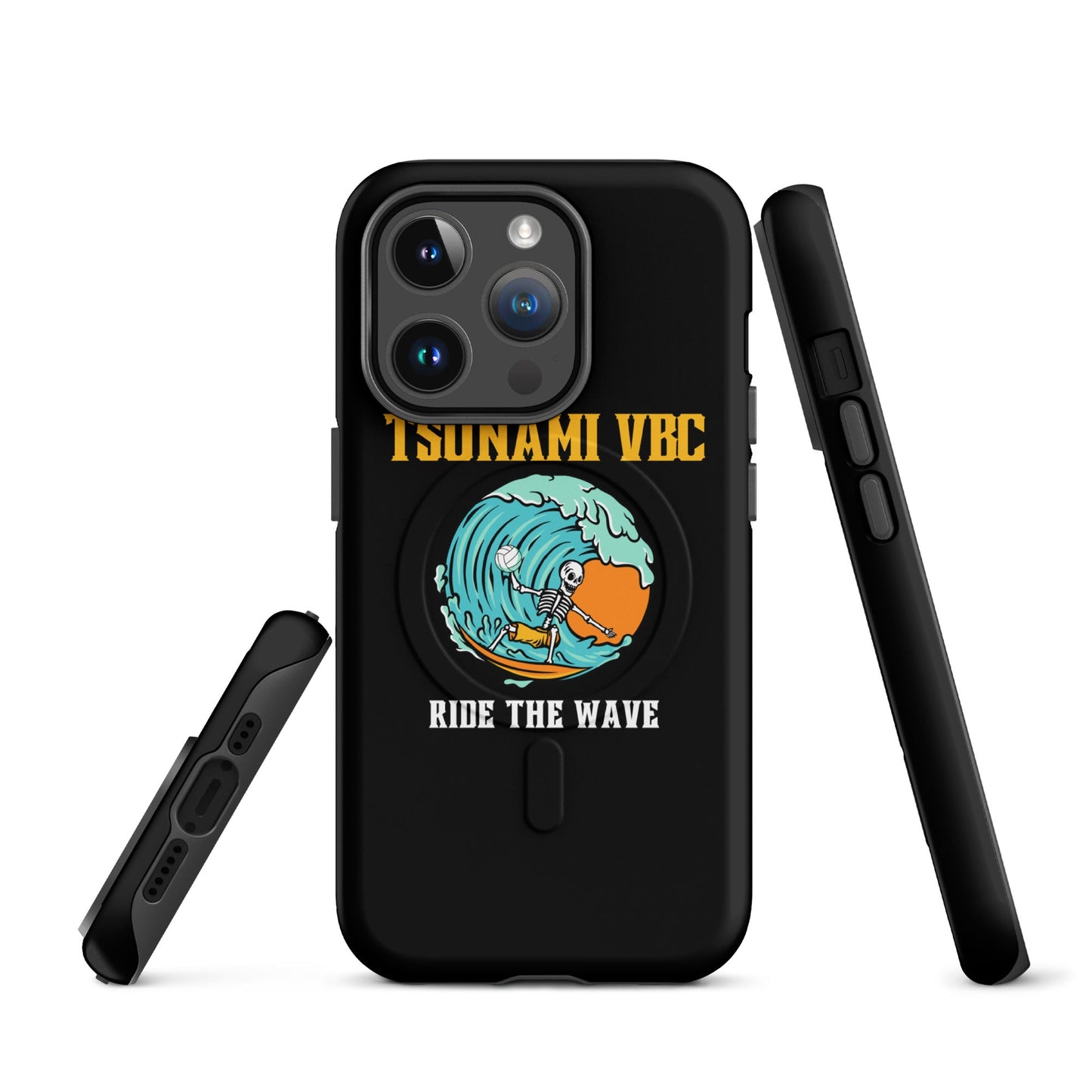 Magsafe Tough Case for iPhone | Tsunami Volleyball Club | Surf Wave VBC Logo