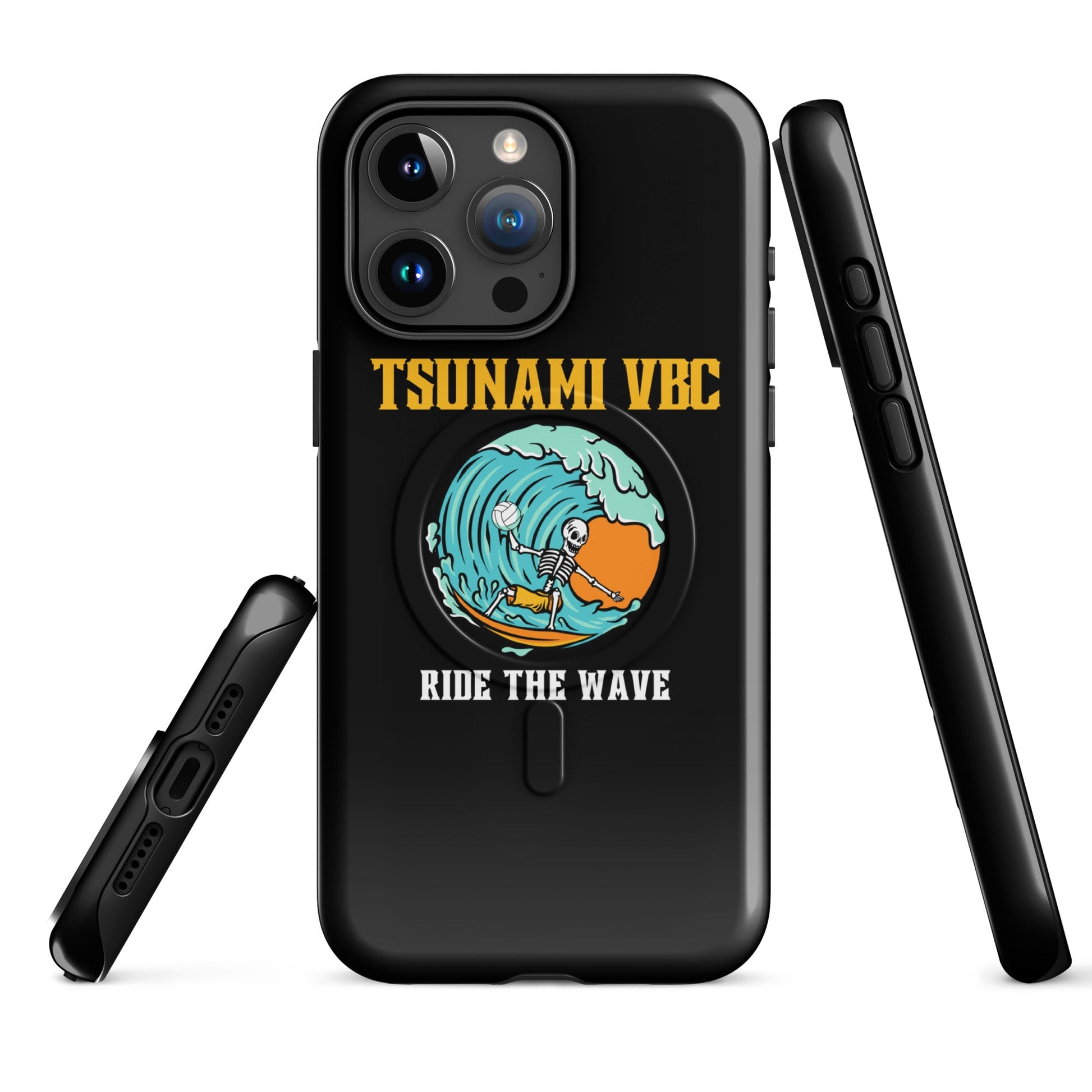 Magsafe Tough Case for iPhone | Tsunami Volleyball Club | Surf Wave VBC Logo