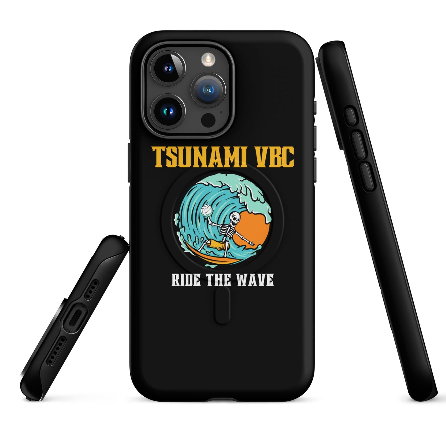 Magsafe Tough Case for iPhone | Tsunami Volleyball Club | Surf Wave VBC Logo