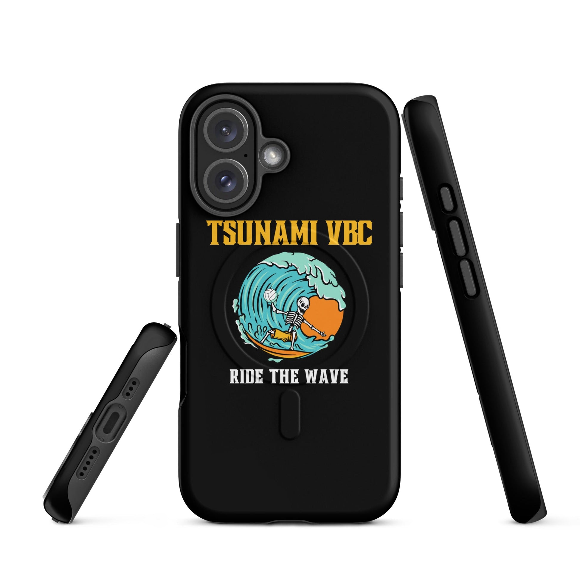 Magsafe Tough Case for iPhone | Tsunami Volleyball Club | Surf Wave VBC Logo