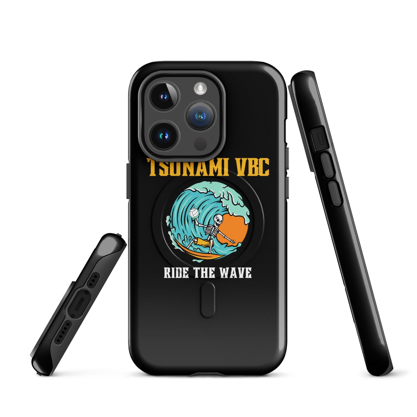 Magsafe Tough Case for iPhone | Tsunami Volleyball Club | Surf Wave VBC Logo