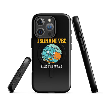 Magsafe Tough Case for iPhone | Tsunami Volleyball Club | Surf Wave VBC Logo