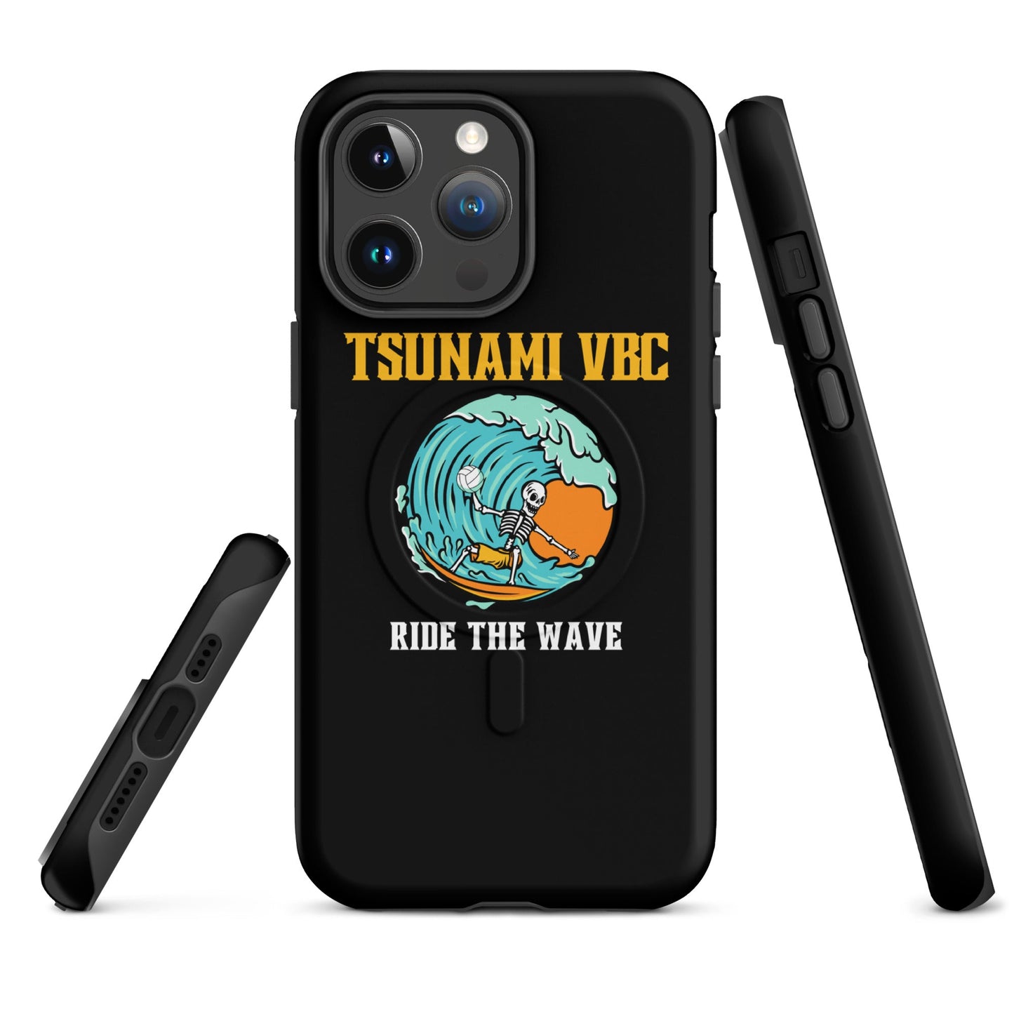 Magsafe Tough Case for iPhone | Tsunami Volleyball Club | Surf Wave VBC Logo