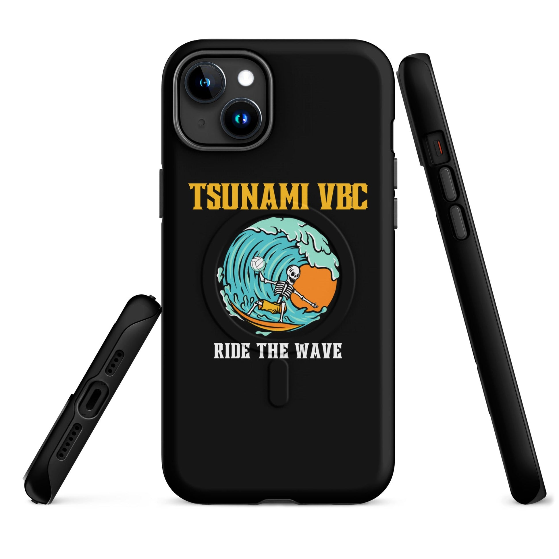 Magsafe Tough Case for iPhone | Tsunami Volleyball Club | Surf Wave VBC Logo
