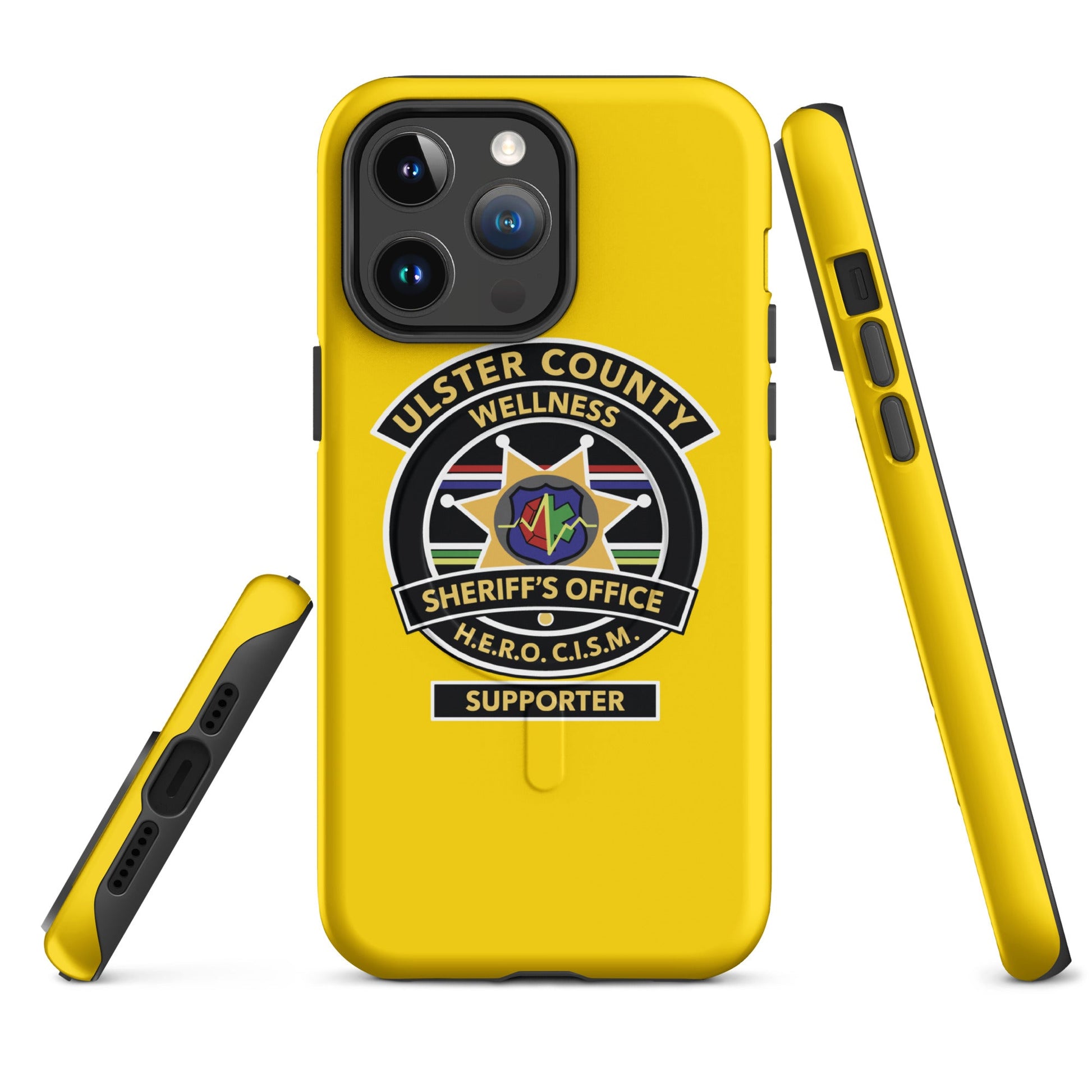 Magsafe Tough Case for iPhone | Ulster County Sheriff's Office Wellness Division | Badge Logo