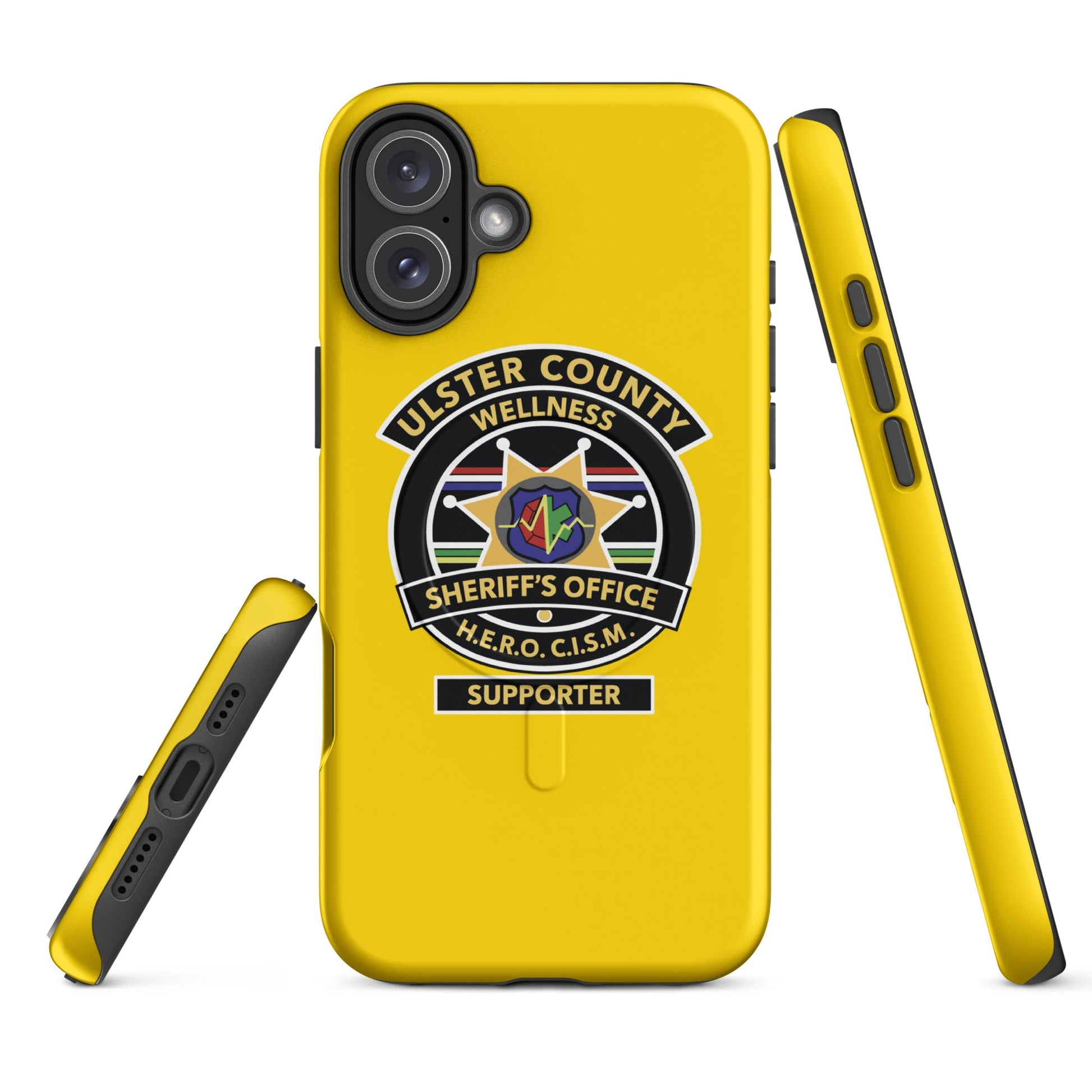 Magsafe Tough Case for iPhone | Ulster County Sheriff's Office Wellness Division | Badge Logo
