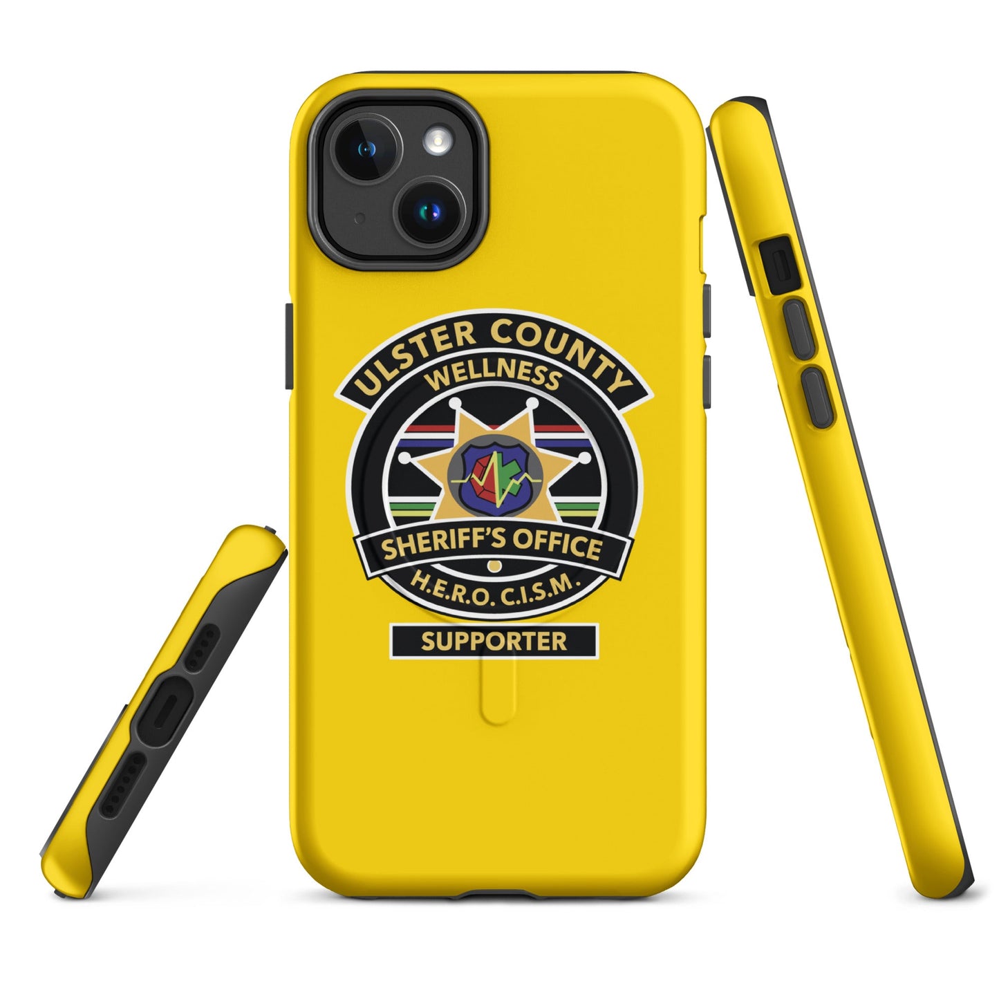 Magsafe Tough Case for iPhone | Ulster County Sheriff's Office Wellness Division | Badge Logo