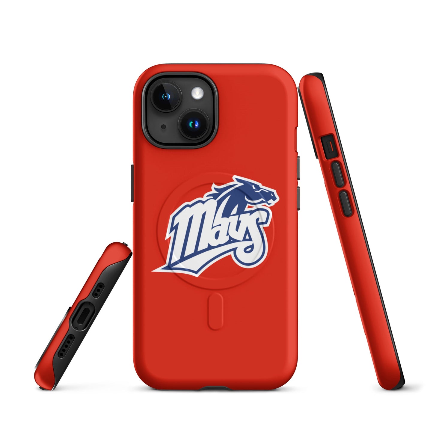 Magsafe Tough Case for iPhone | Upper Makefield Youth Baseball & Softball League | Blue Mavs Logo