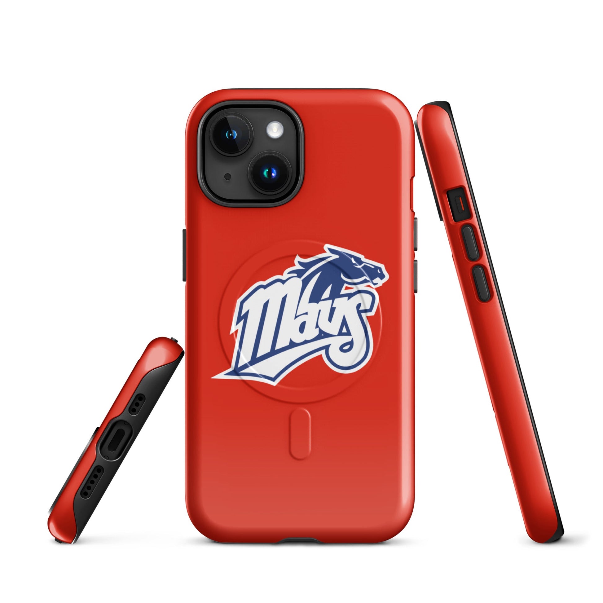 Magsafe Tough Case for iPhone | Upper Makefield Youth Baseball & Softball League | Blue Mavs Logo