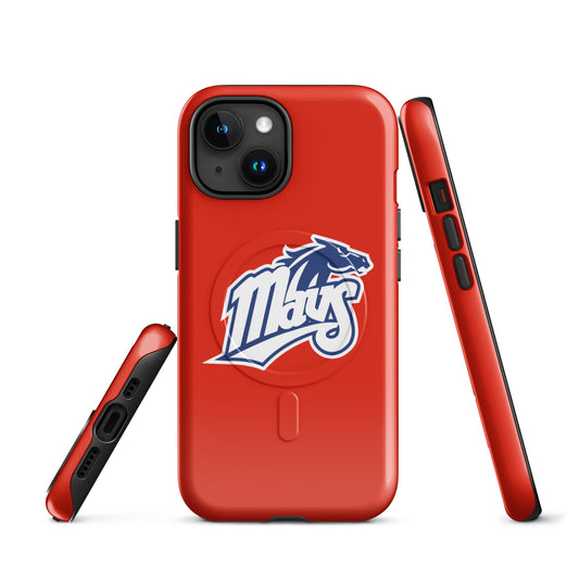 Magsafe Tough Case for iPhone | Upper Makefield Youth Baseball & Softball League | Blue Mavs Logo