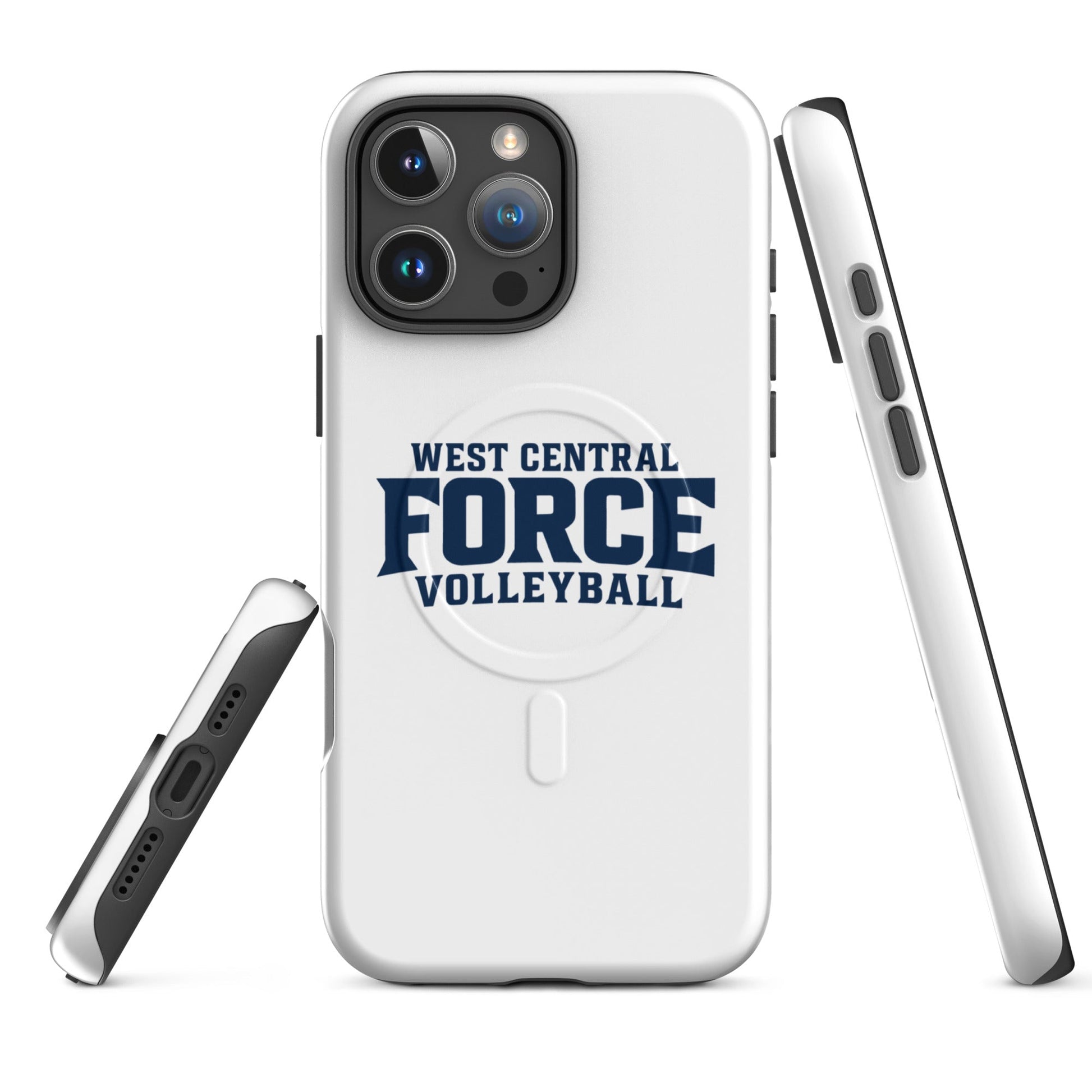 Magsafe Tough Case for iPhone | West Central Force Volleyball | Blue Logo