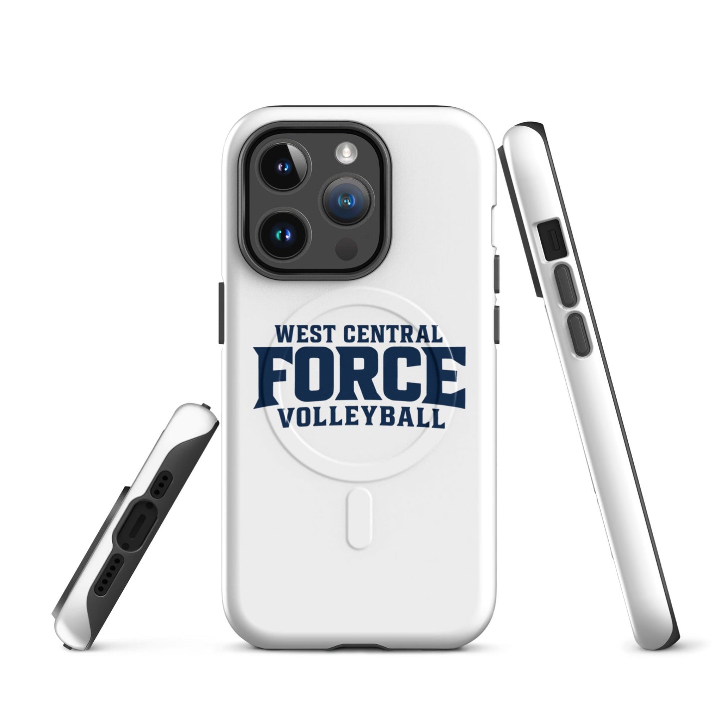 Magsafe Tough Case for iPhone | West Central Force Volleyball | Blue Logo