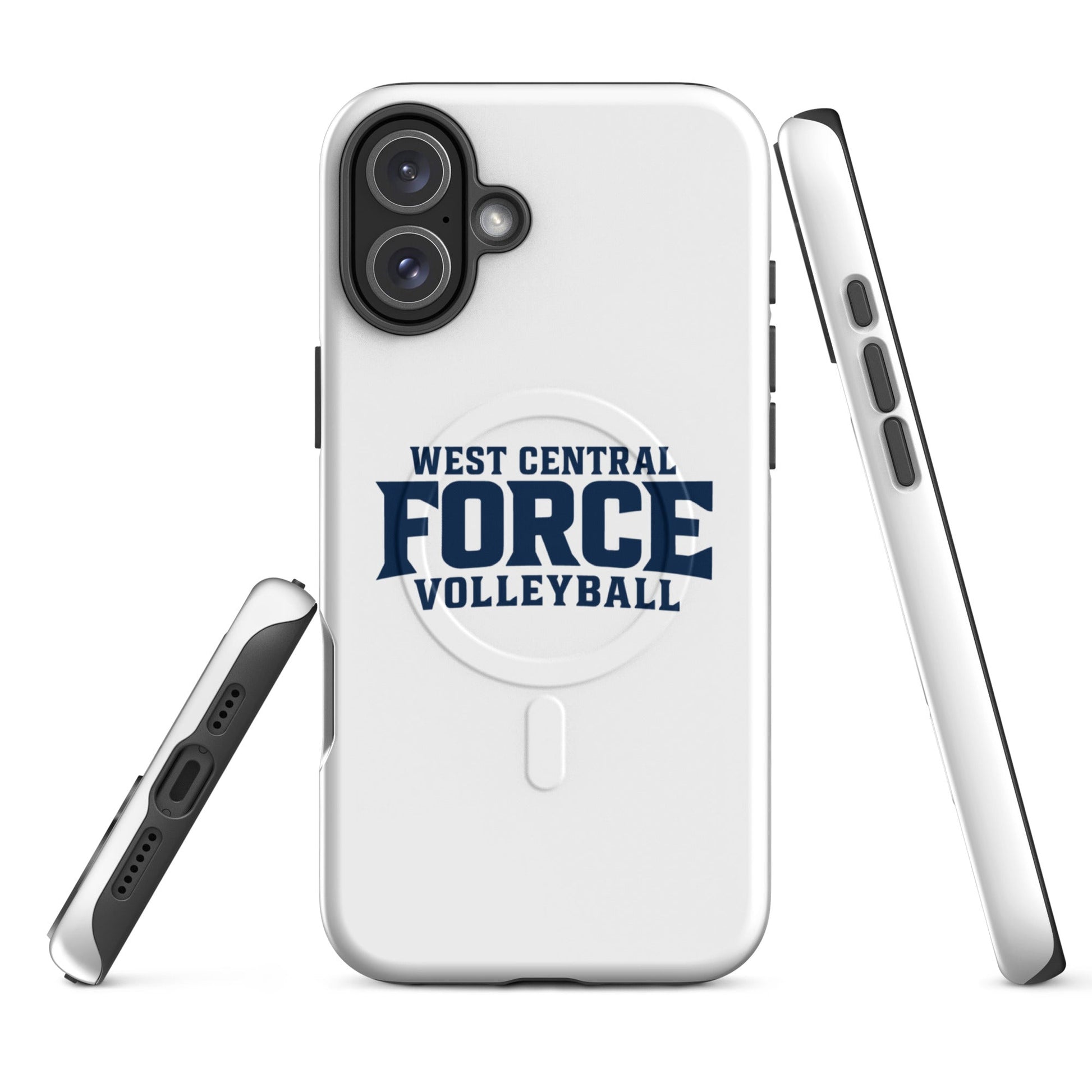 Magsafe Tough Case for iPhone | West Central Force Volleyball | Blue Logo