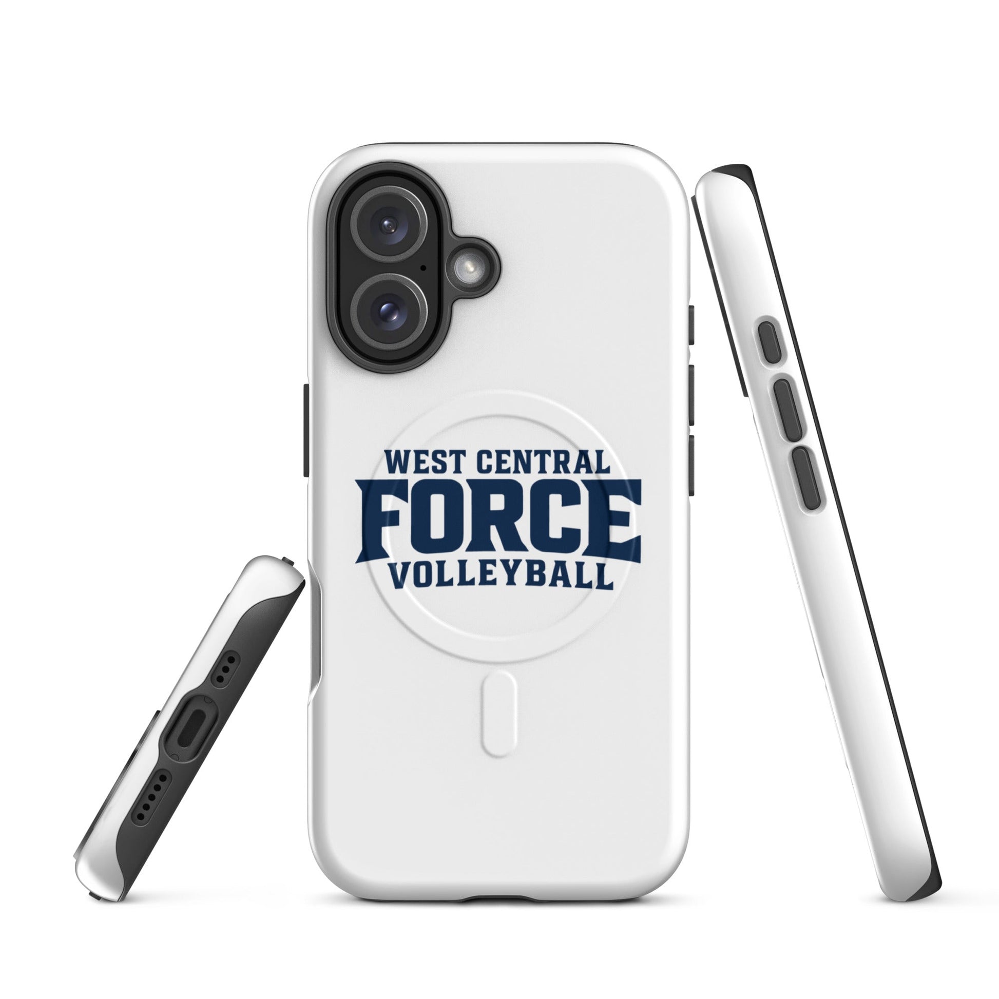 Magsafe Tough Case for iPhone | West Central Force Volleyball | Blue Logo
