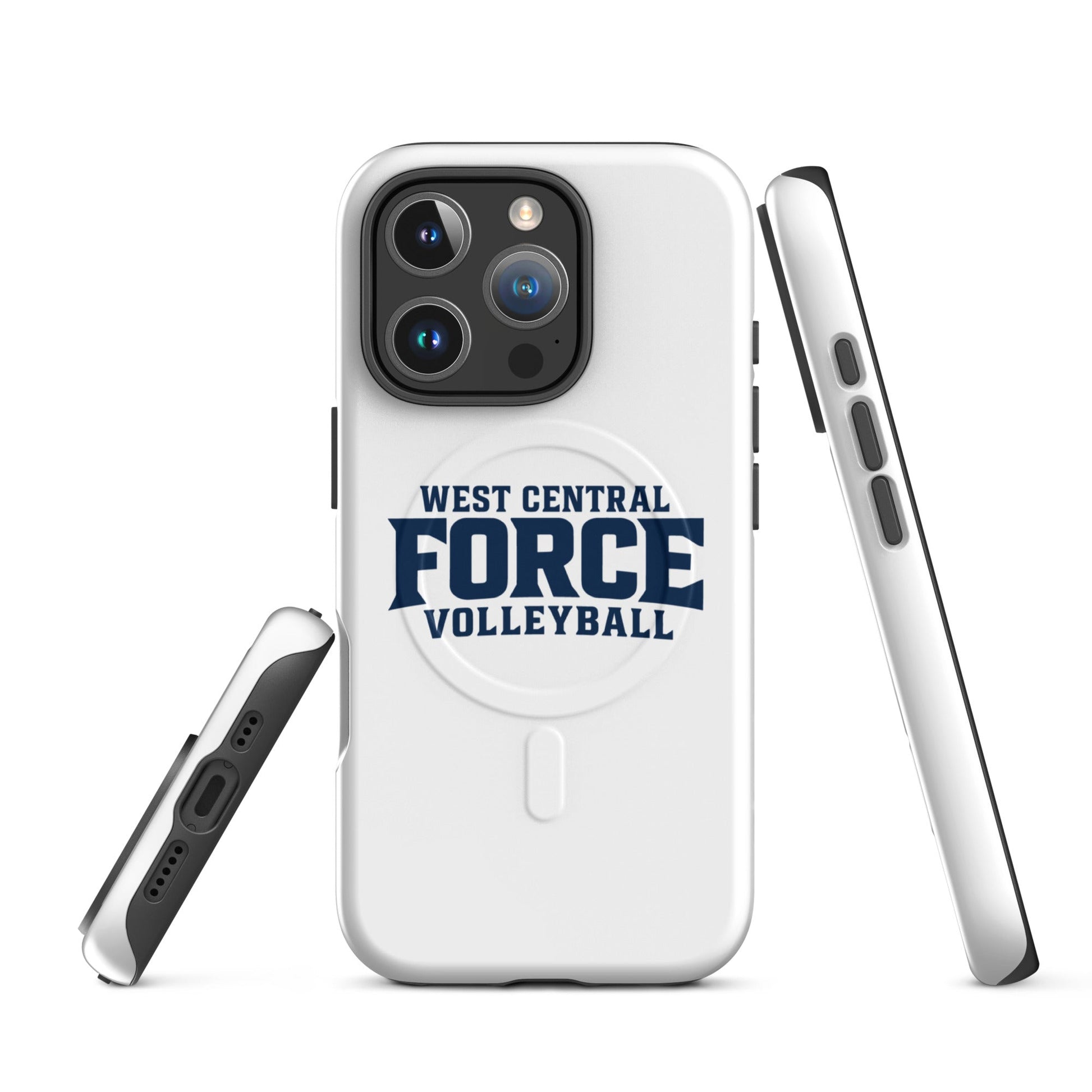 Magsafe Tough Case for iPhone | West Central Force Volleyball | Blue Logo