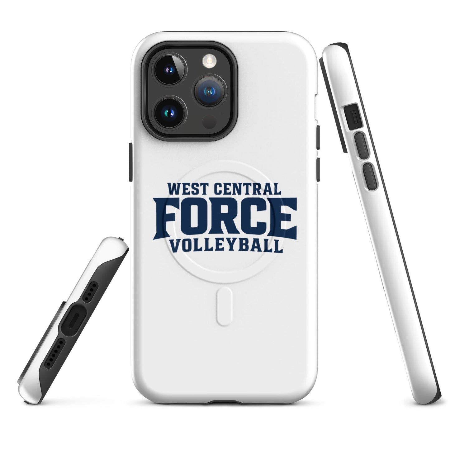 Magsafe Tough Case for iPhone | West Central Force Volleyball | Blue Logo
