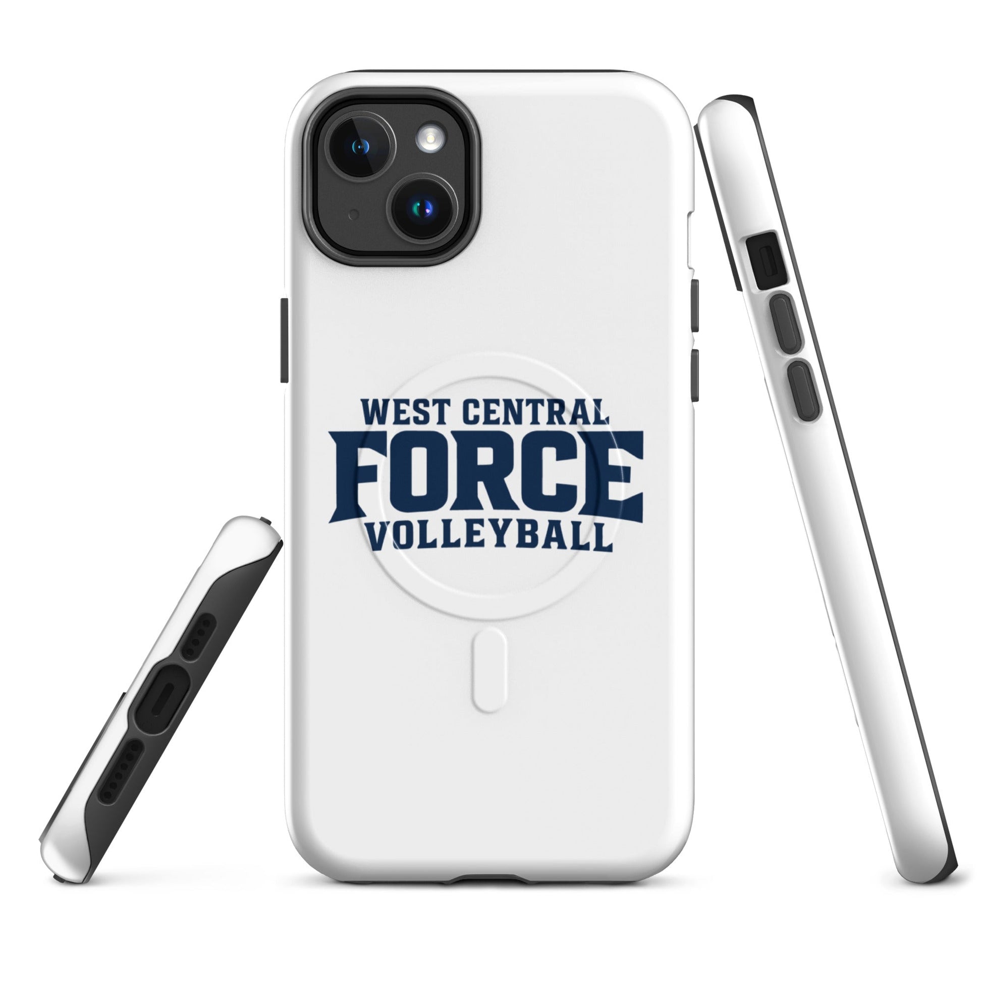 Magsafe Tough Case for iPhone | West Central Force Volleyball | Blue Logo