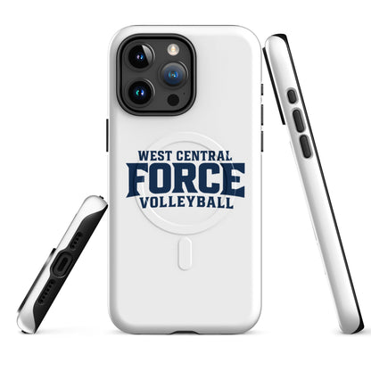 Magsafe Tough Case for iPhone | West Central Force Volleyball | Blue Logo