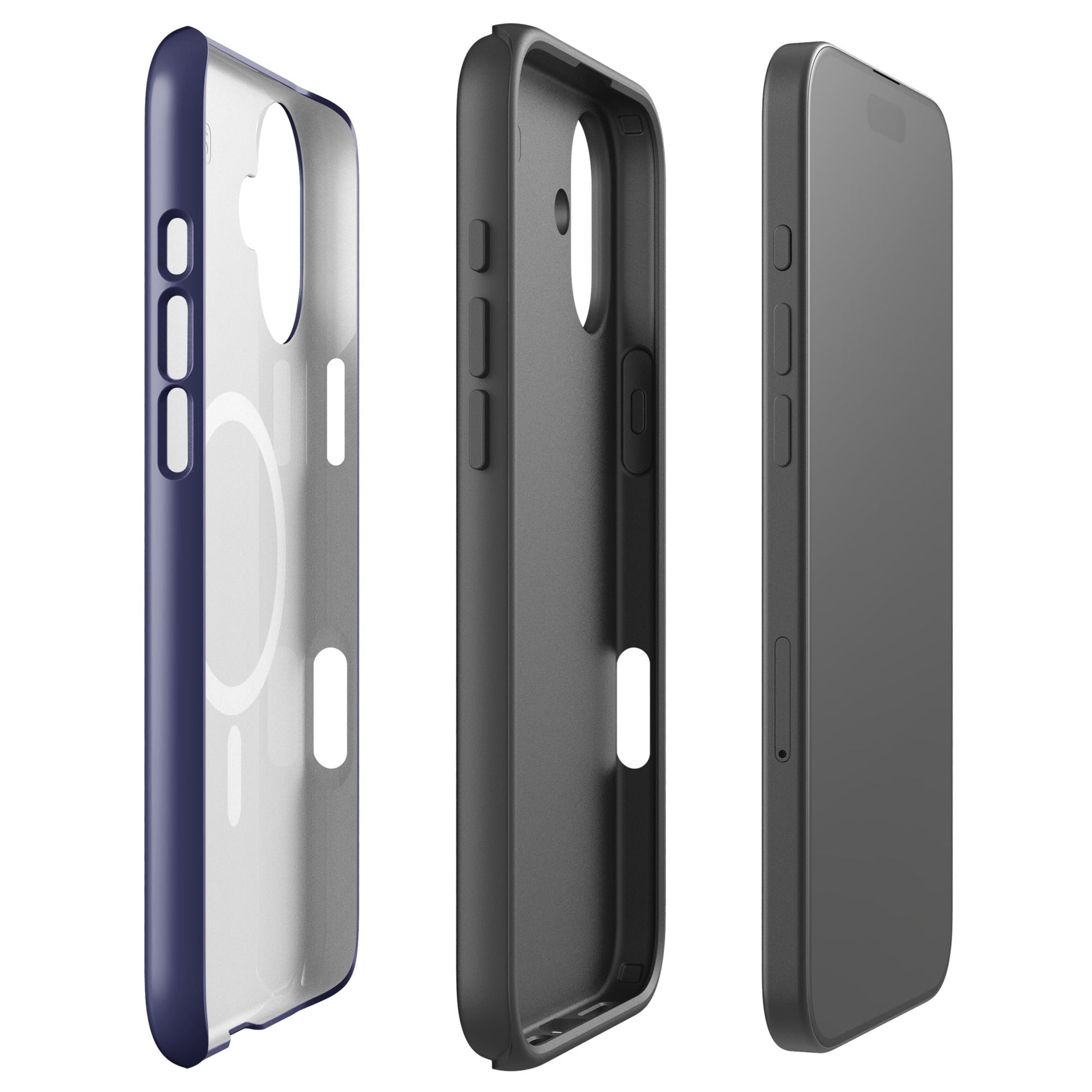 Magsafe Tough Case for iPhone | West Central Force Volleyball | Grey Logo