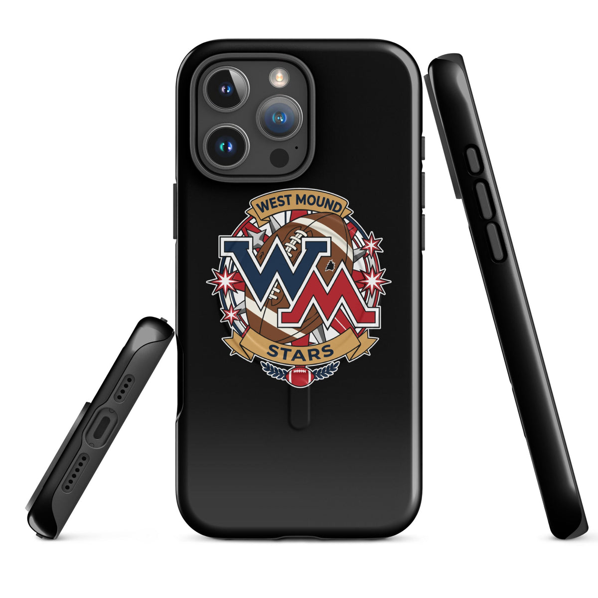 Magsafe Tough Case for iPhone | West Mound Stars | Vanguard Logo