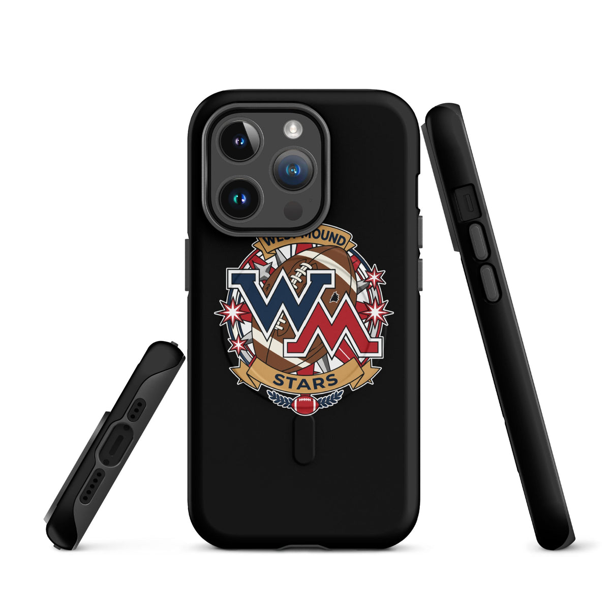 Magsafe Tough Case for iPhone | West Mound Stars | Vanguard Logo