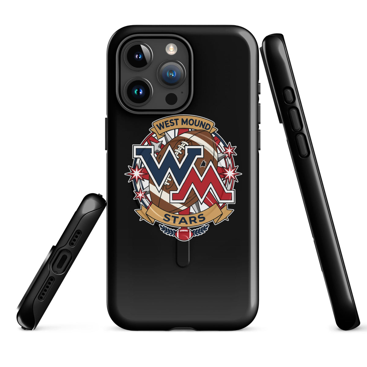Magsafe Tough Case for iPhone | West Mound Stars | Vanguard Logo