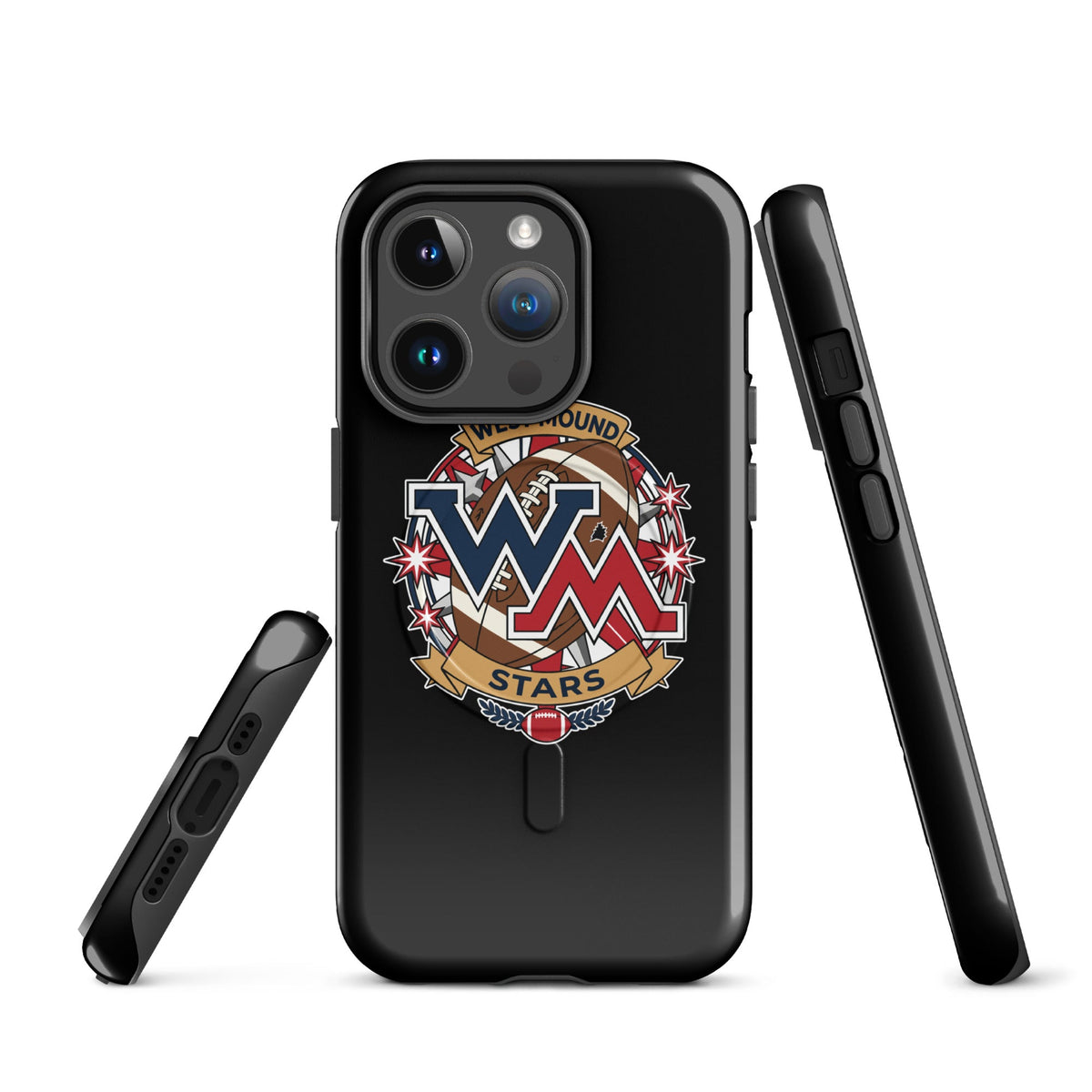 Magsafe Tough Case for iPhone | West Mound Stars | Vanguard Logo