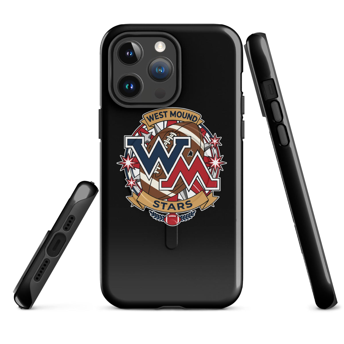 Magsafe Tough Case for iPhone | West Mound Stars | Vanguard Logo