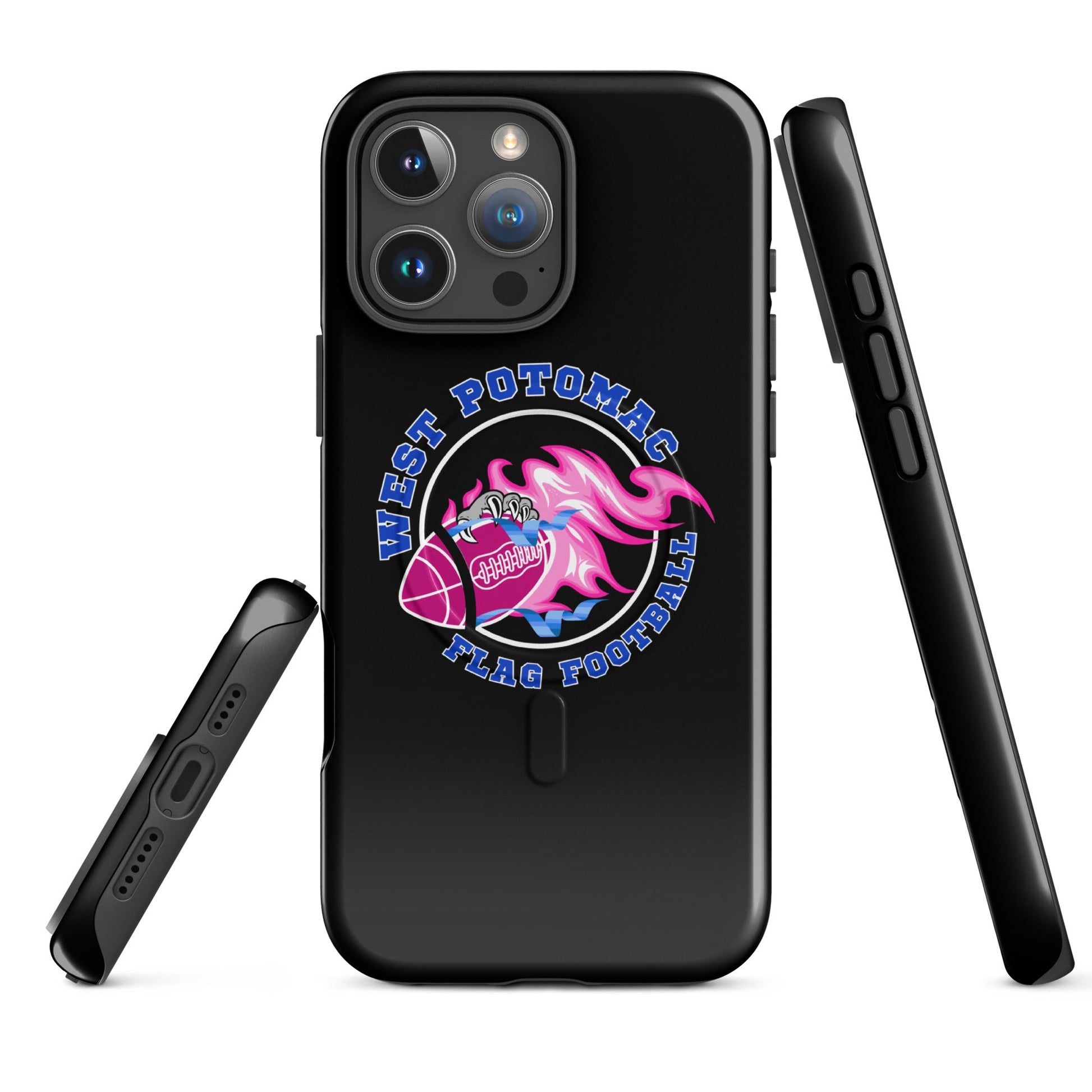 Magsafe Tough Case for iPhone | West Potomac Flag Football | Crest Logo