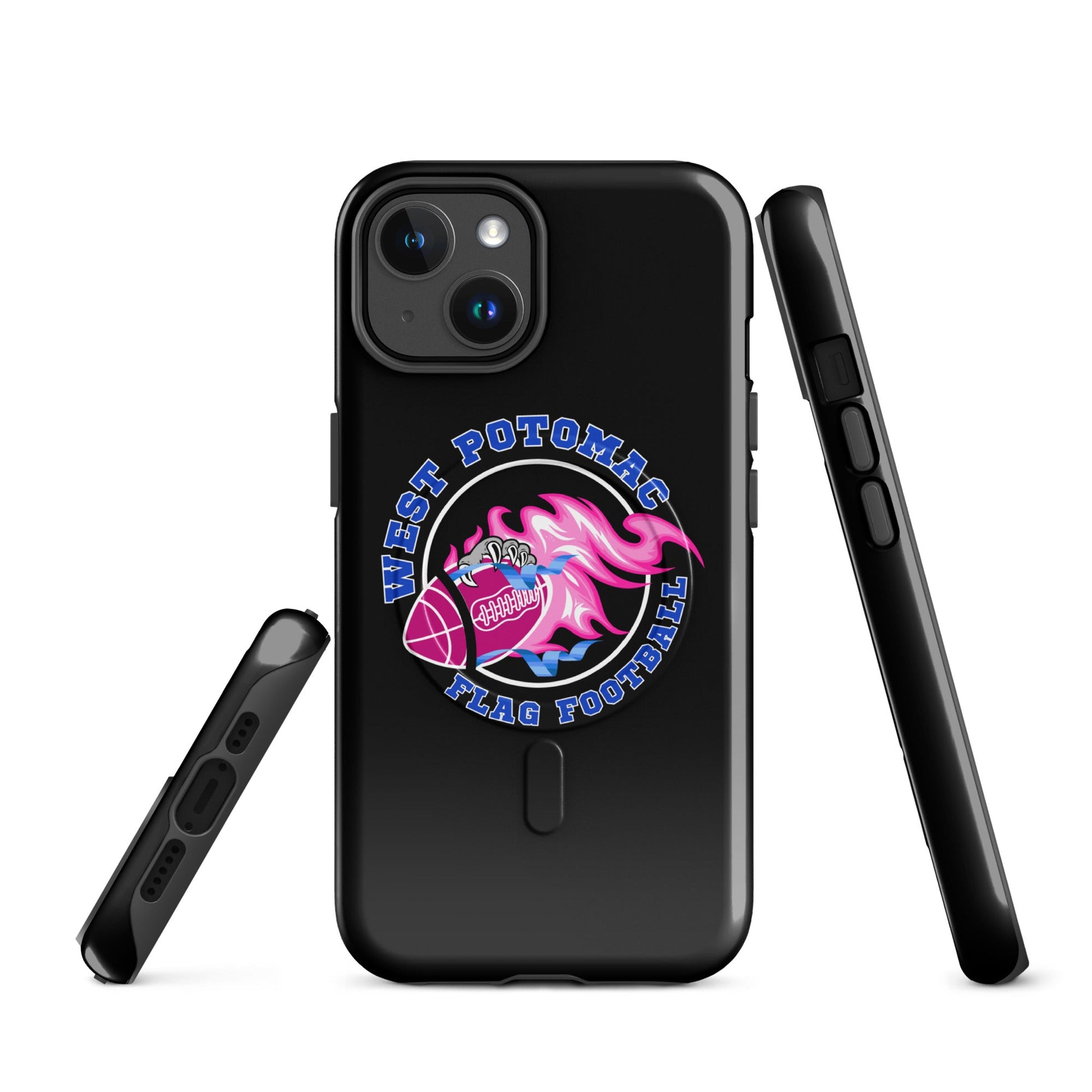 Magsafe Tough Case for iPhone | West Potomac Flag Football | Crest Logo