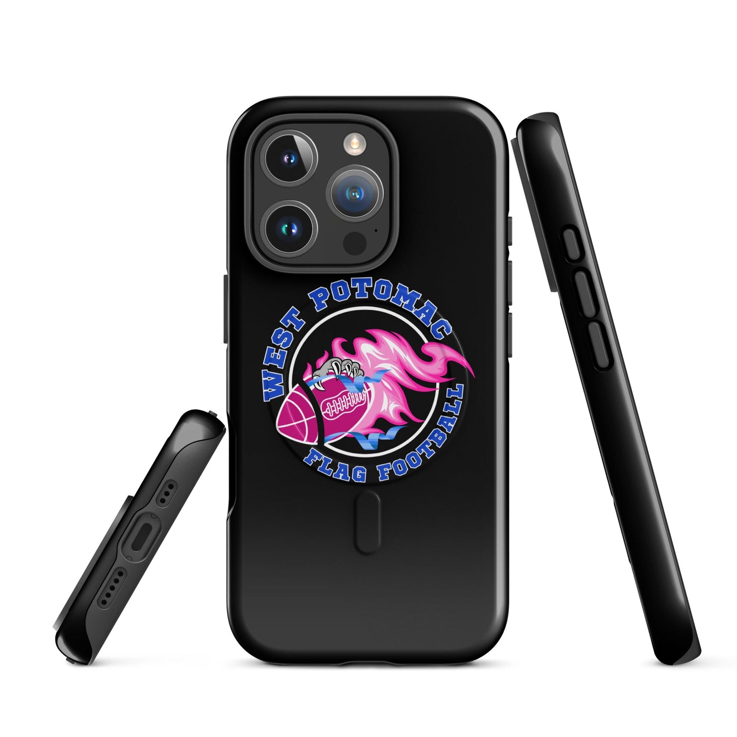 Magsafe Tough Case for iPhone | West Potomac Flag Football | Crest Logo