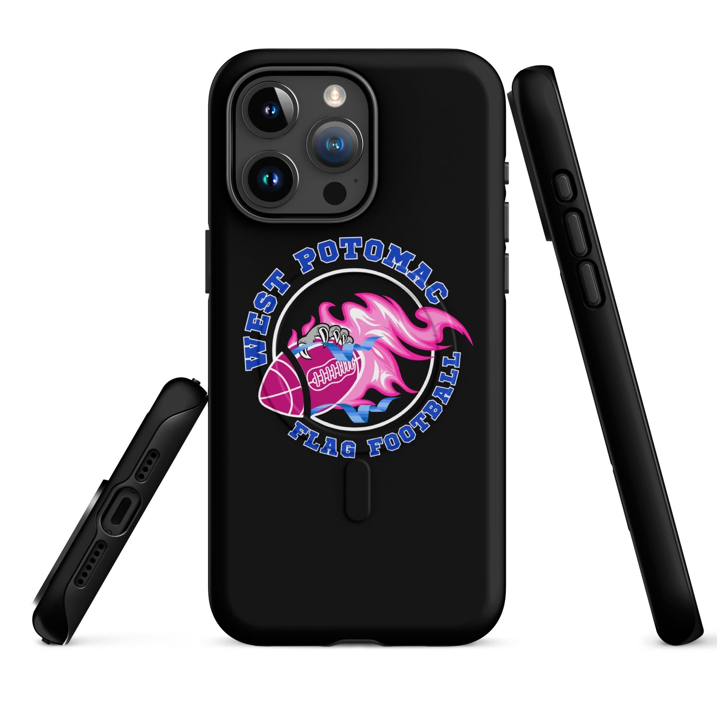 Magsafe Tough Case for iPhone | West Potomac Flag Football | Crest Logo