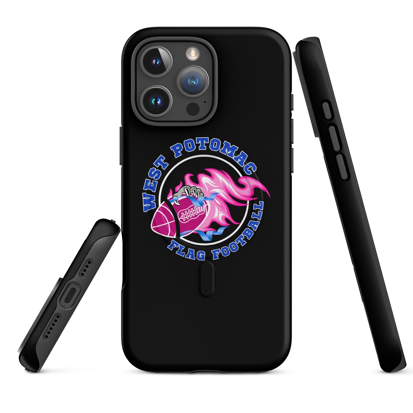 Magsafe Tough Case for iPhone | West Potomac Flag Football | Crest Logo