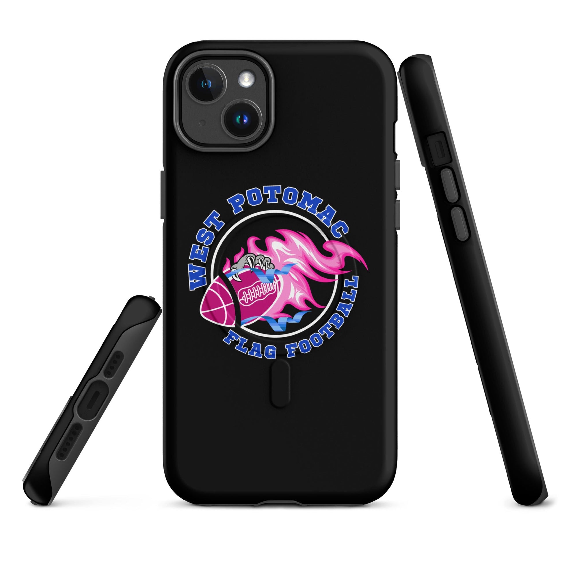 Magsafe Tough Case for iPhone | West Potomac Flag Football | Crest Logo