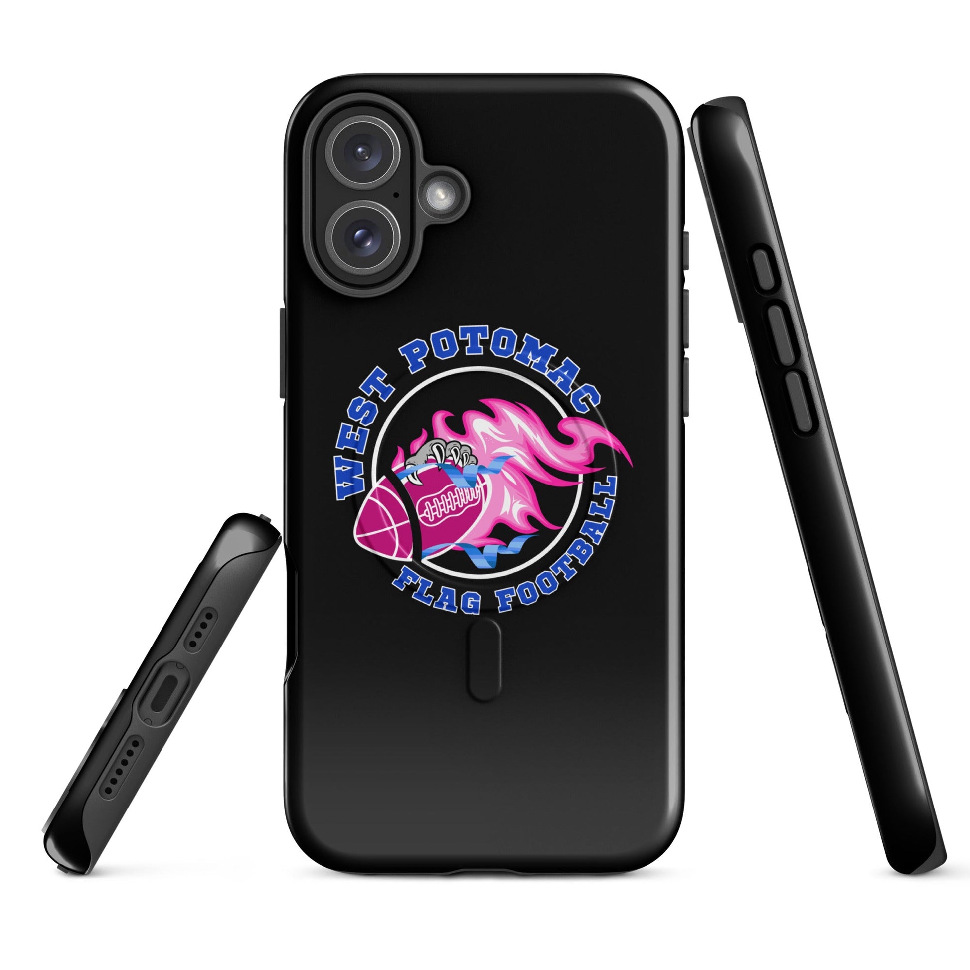 Magsafe Tough Case for iPhone | West Potomac Flag Football | Crest Logo