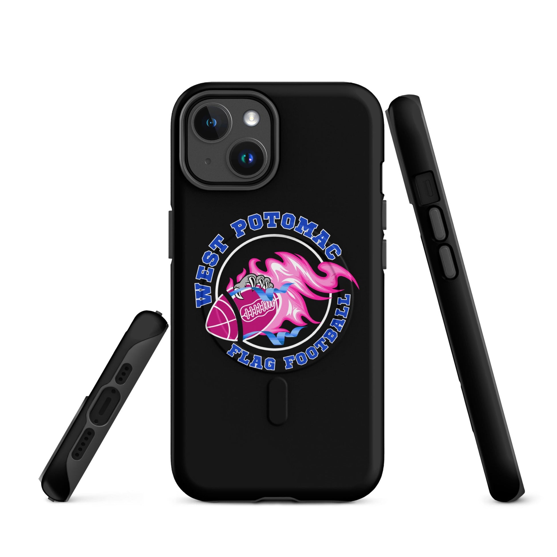 Magsafe Tough Case for iPhone | West Potomac Flag Football | Crest Logo