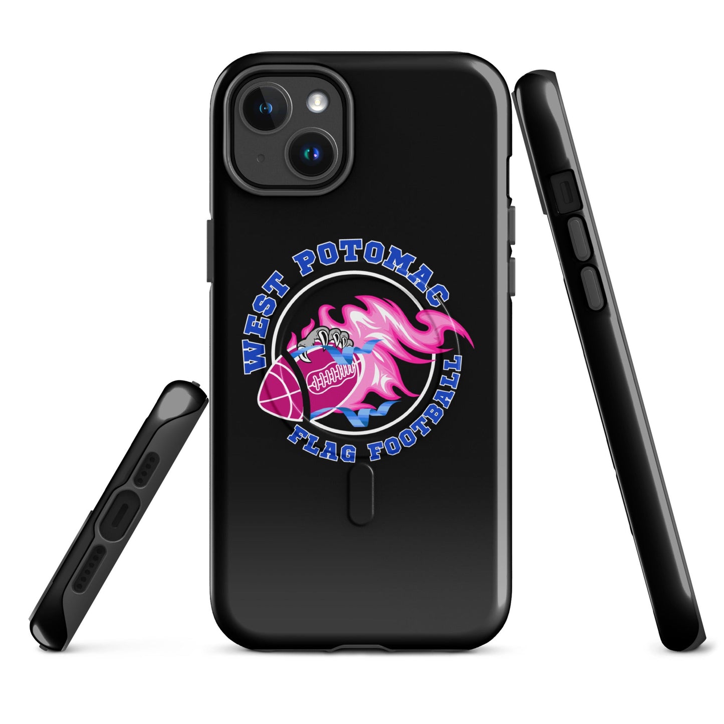 Magsafe Tough Case for iPhone | West Potomac Flag Football | Crest Logo