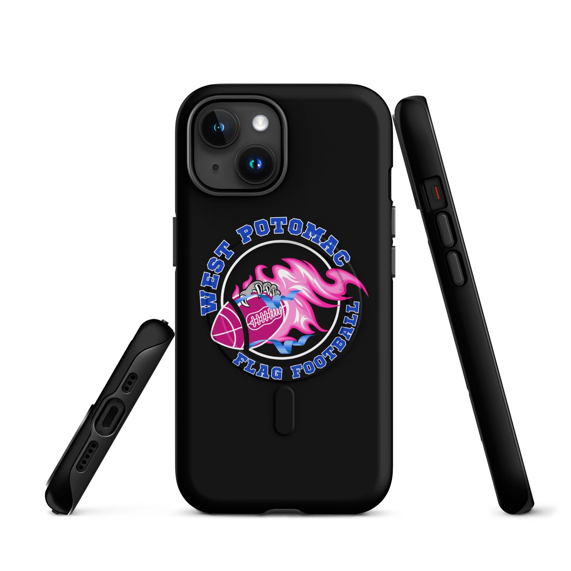 Magsafe Tough Case for iPhone | West Potomac Flag Football | Crest Logo