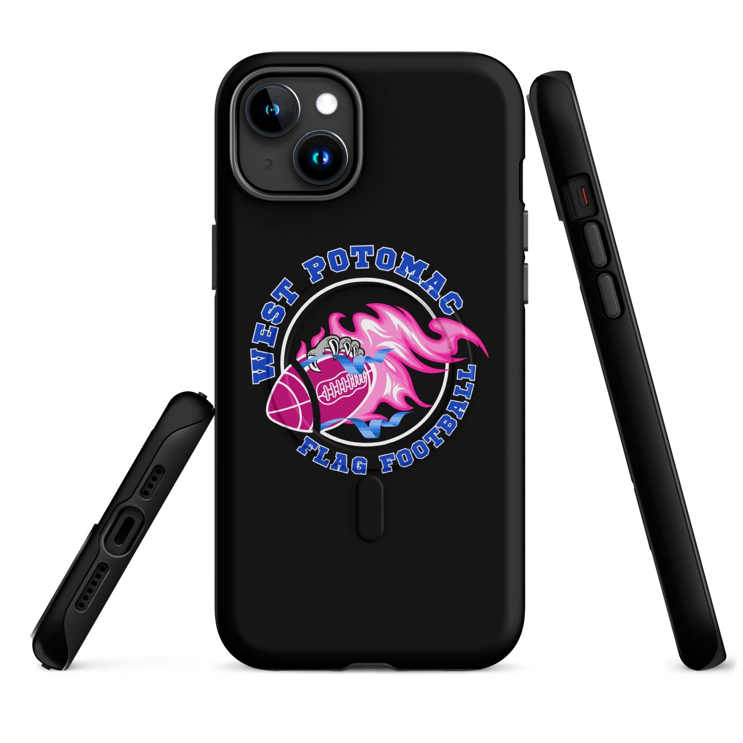 Magsafe Tough Case for iPhone | West Potomac Flag Football | Crest Logo