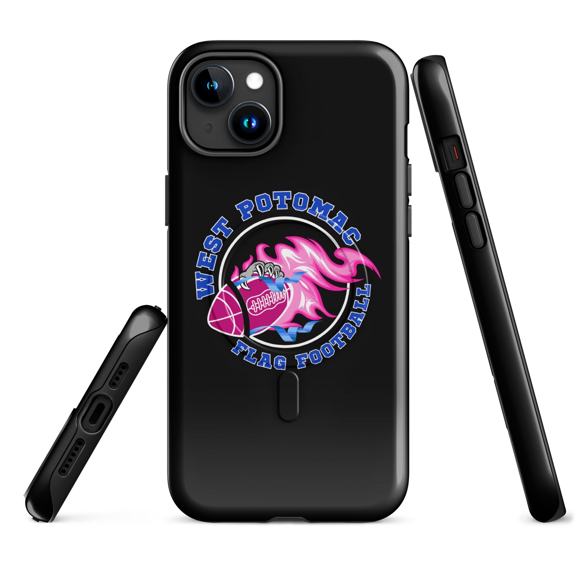 Magsafe Tough Case for iPhone | West Potomac Flag Football | Crest Logo