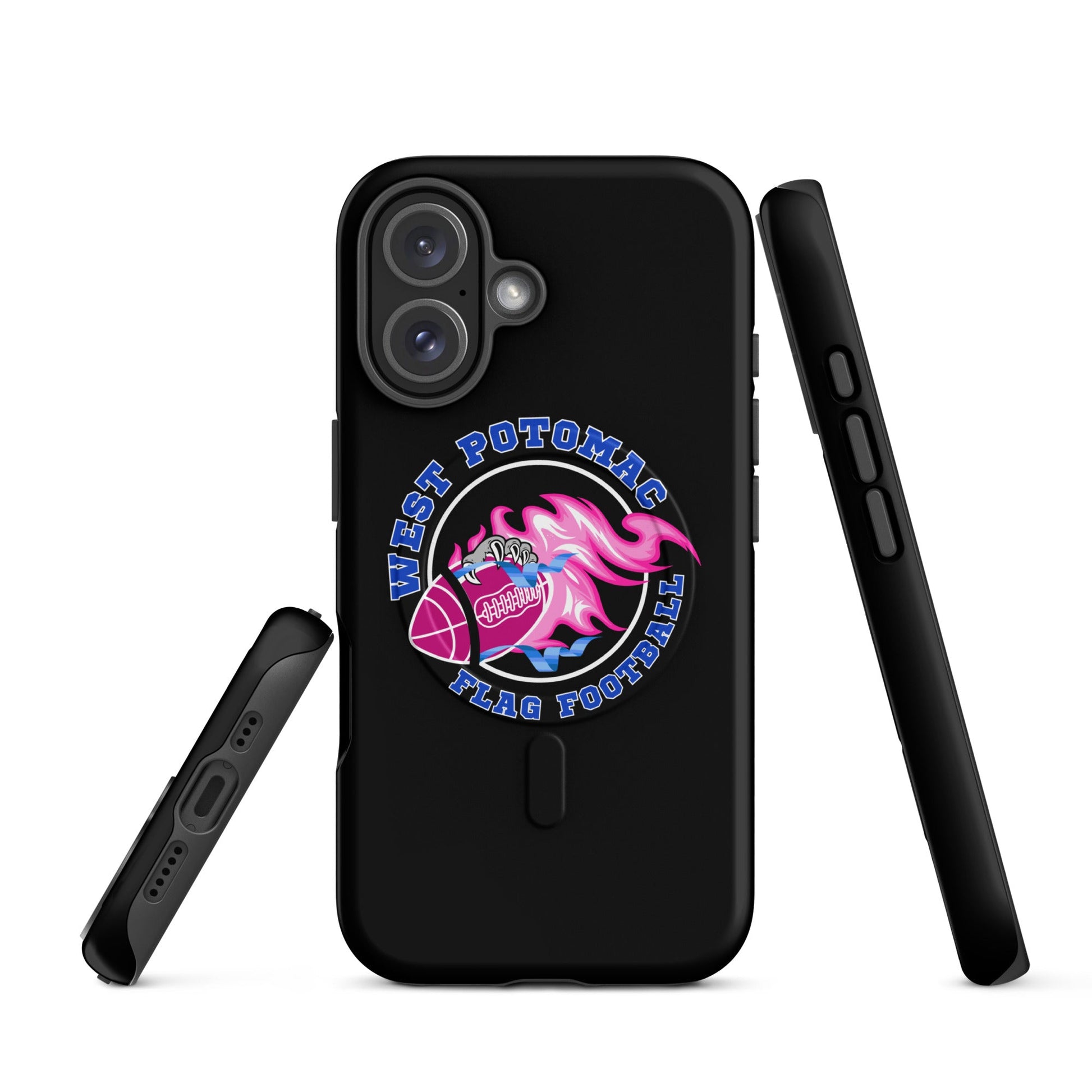 Magsafe Tough Case for iPhone | West Potomac Flag Football | Crest Logo