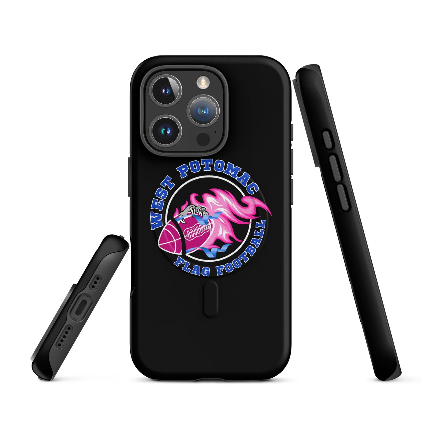Magsafe Tough Case for iPhone | West Potomac Flag Football | Crest Logo