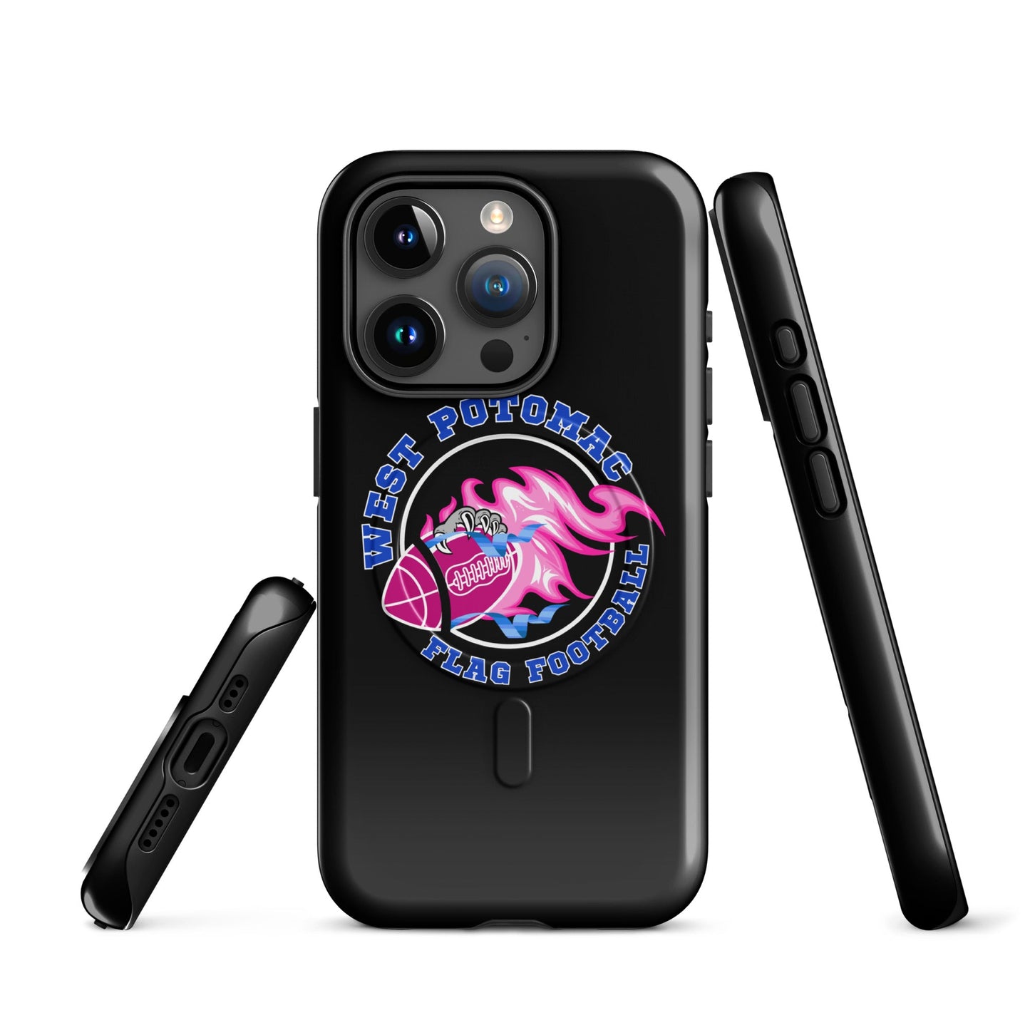 Magsafe Tough Case for iPhone | West Potomac Flag Football | Crest Logo